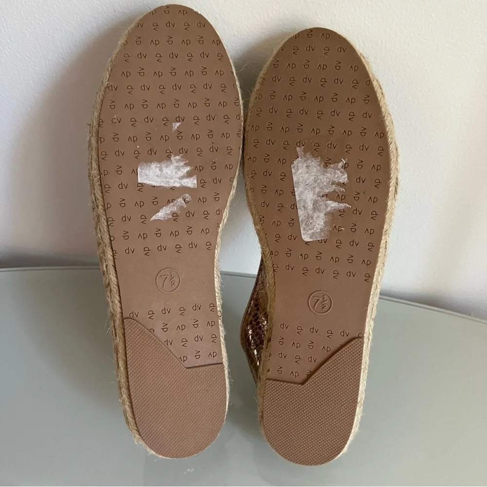 DV by Dolce Vita Gold Espadrilles